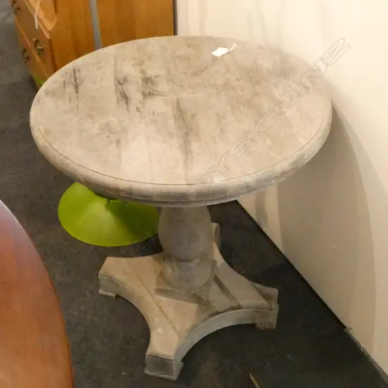 WOODEN TABLE H640mm, 600mm dia