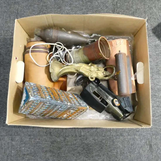 ASST. POTTERY, BOMB, LAMP ETC