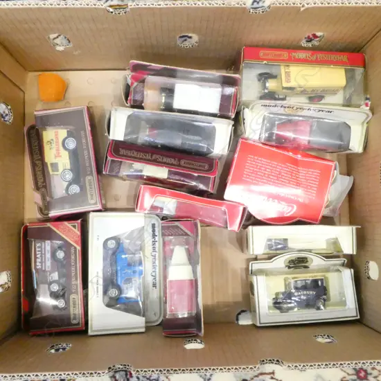 COLLECTION OF 13 DIE CAST MODELS OF YESTERYEAR  TRUCKS 