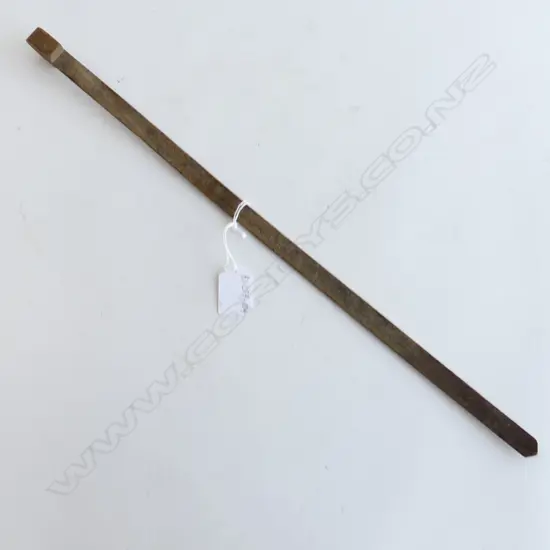 A cooper's wooden stave measure. L.450mm