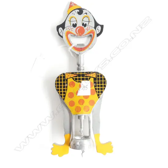 A large clown  corkscrew