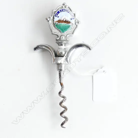 A New Zealand ‘Mt Edmonton’ souvenir corkscrew,