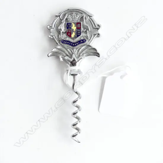 (#A New Zealand ‘Taumarunui’ souvenir corkscrew
