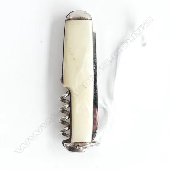A  penknife with corkscrew,