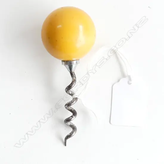 A golf ball corkscrew,