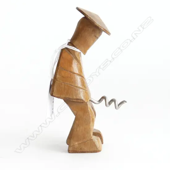 A corkscrew in the form of Chinese man