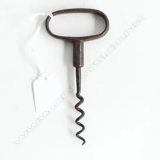 A  finger-pull corkscrew,