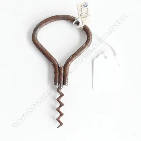 An 1890s bow corkscrew,