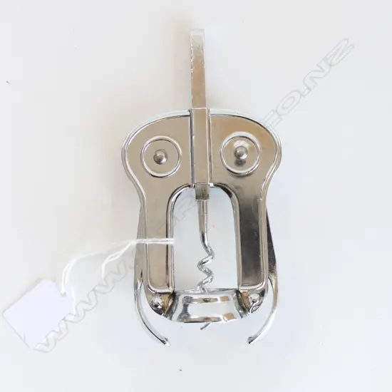 A late 20thC double-lever ‘owl’ style corkscrew,