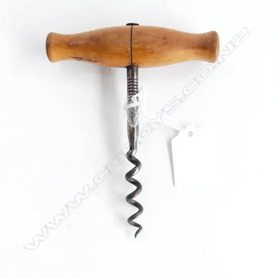 An early corkscrew with very attractive shank and worm,