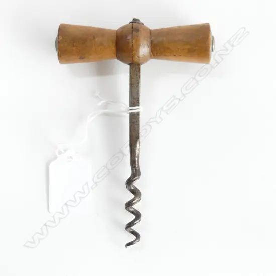 A straight-pull corkscrew,