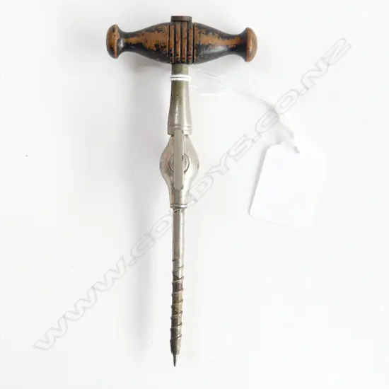 A champagne bottle tap