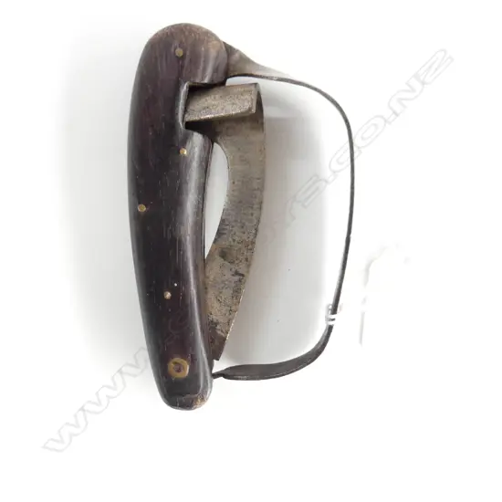 A cooper's tool for cutting out the barrel head