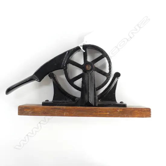 An apothecary cork sizer,