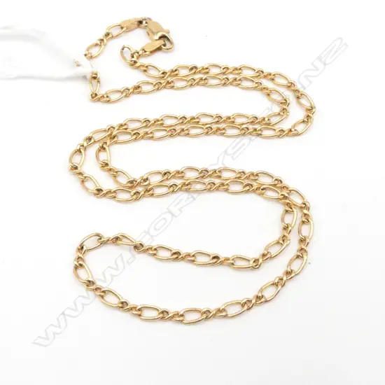 9ct GOLD NECK CHAIN L.480mm. 3.94gms