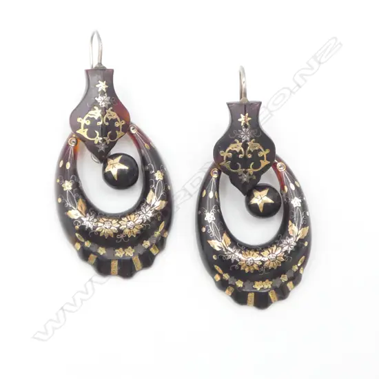 PR VICTORIAN PIQUE EARRINGS 55x25mm