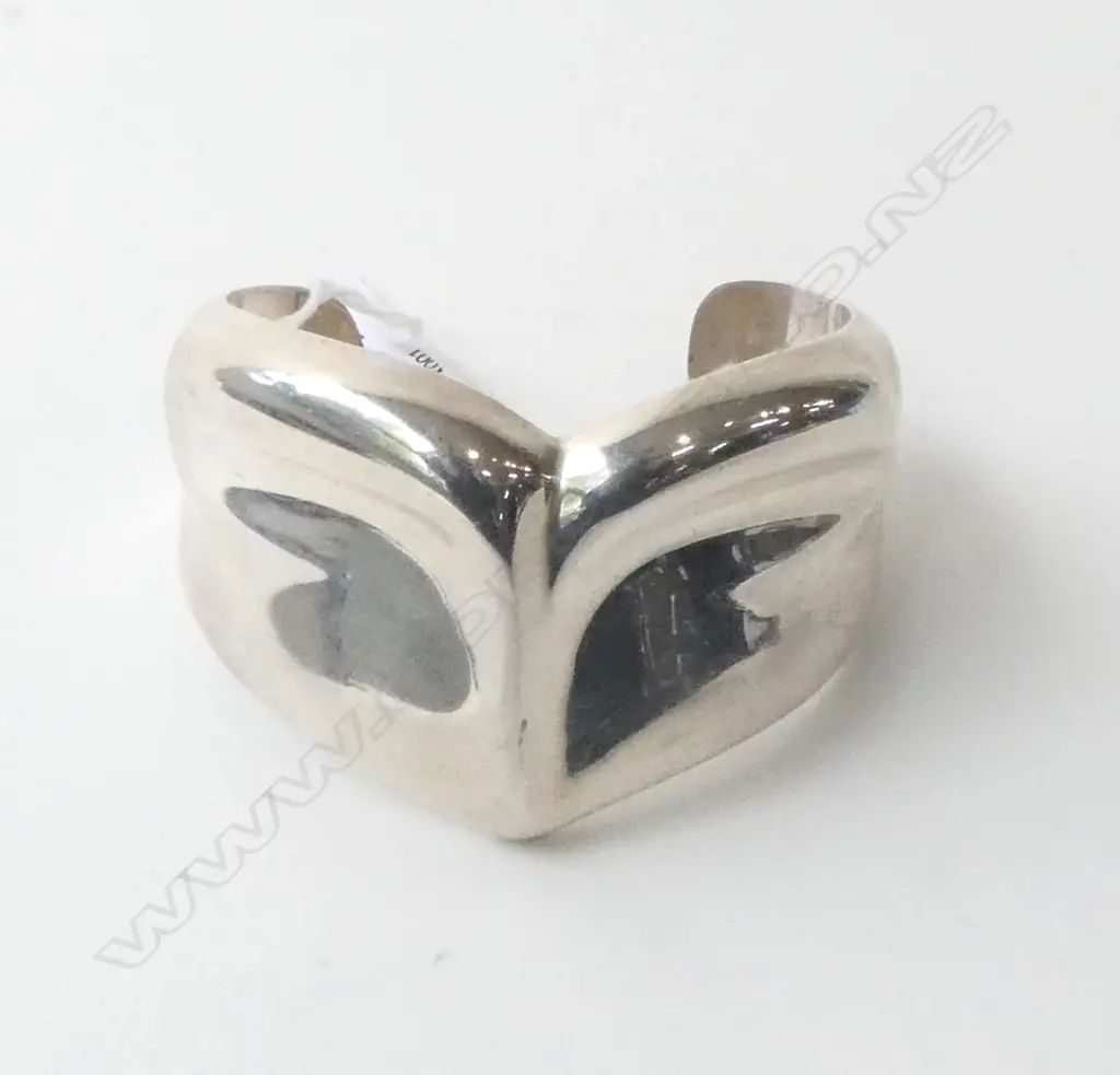 ELSA PERETTI TIFFANY & CO SILVER CUFF 'ITALY 1979' 73gms Image 1++