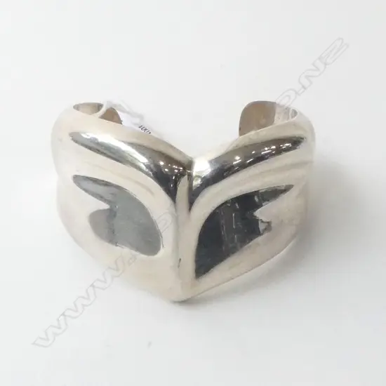 ELSA PERETTI TIFFANY & CO SILVER CUFF 'ITALY 1979' 73gms