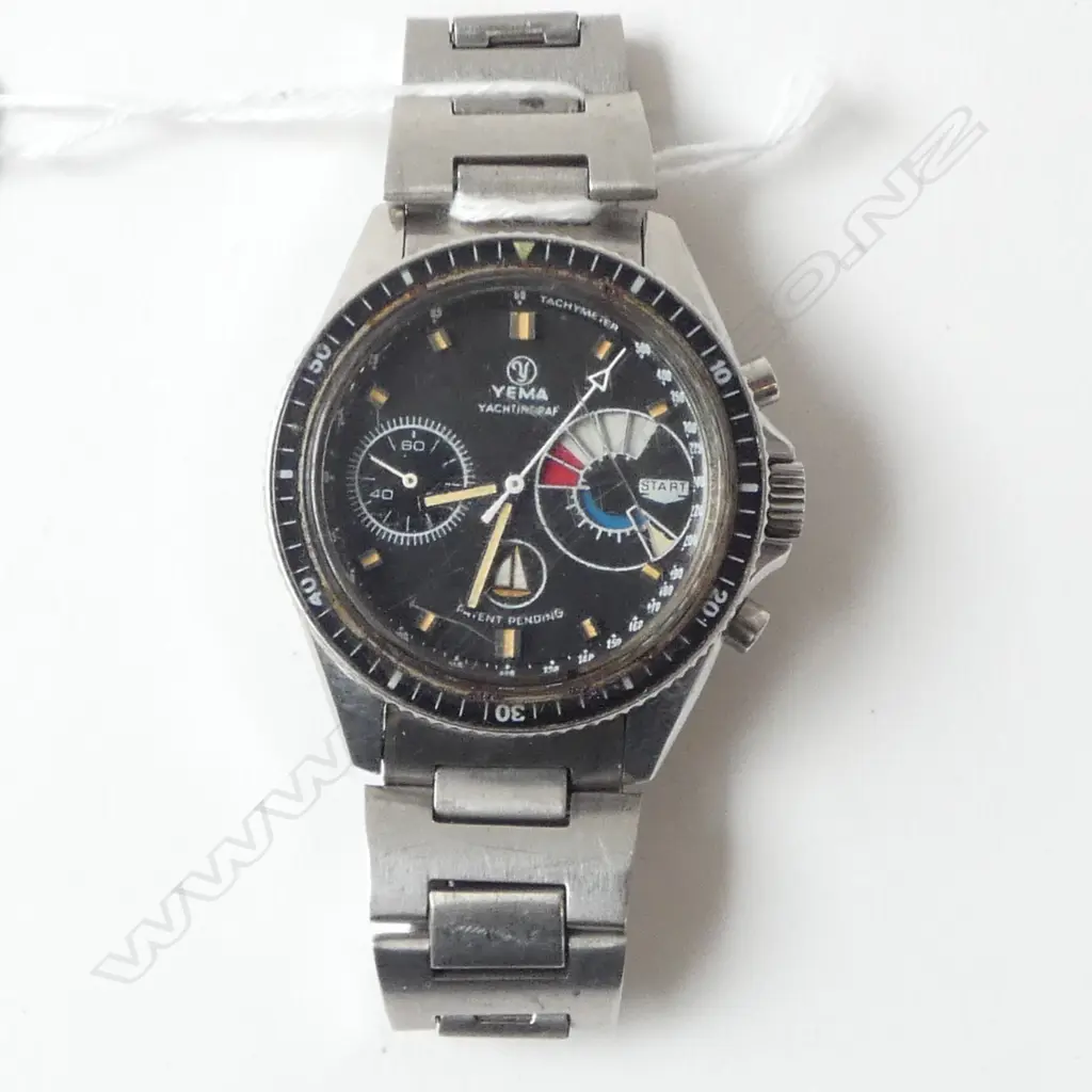 VINTAGE YEMA YACHTINGRAF WRISTWATCH Image 1++