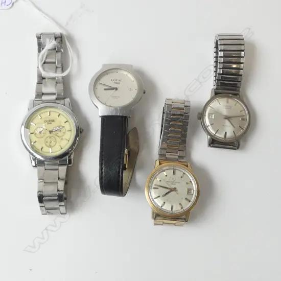 4 WRISTWATCHES; VOLTA, OUDIE & 2 OTHERS