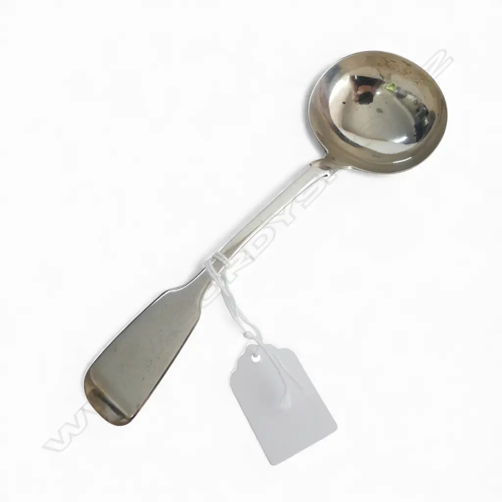 GEORGIAN S/SILVER SAUCE LADLE 50GMS Image 1++