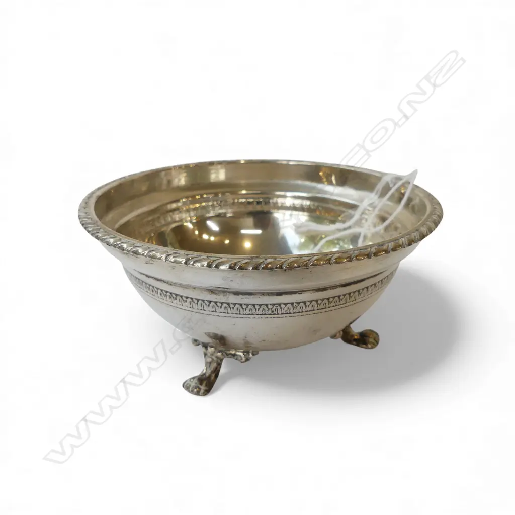 800 SILVER BOWL 105mm dia 75gms Image 1++