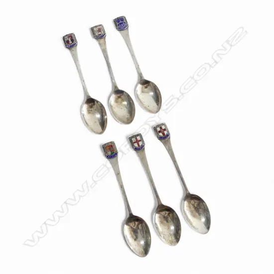 SET OF 6 S/SILVER SOV COFFEE SPOONS 50GMS