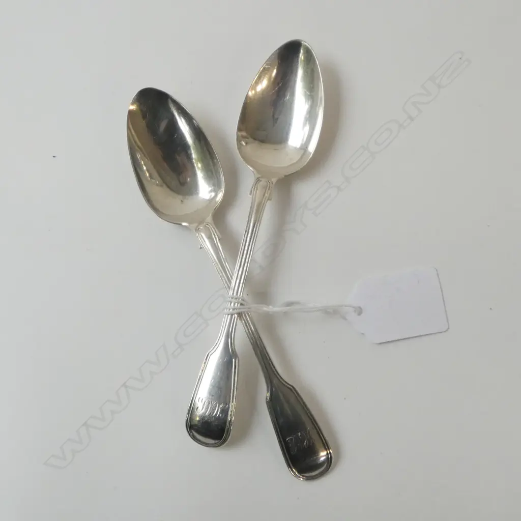 PR VICT S/SILVER LARGE TEASPOONS 56GMS Image 1++