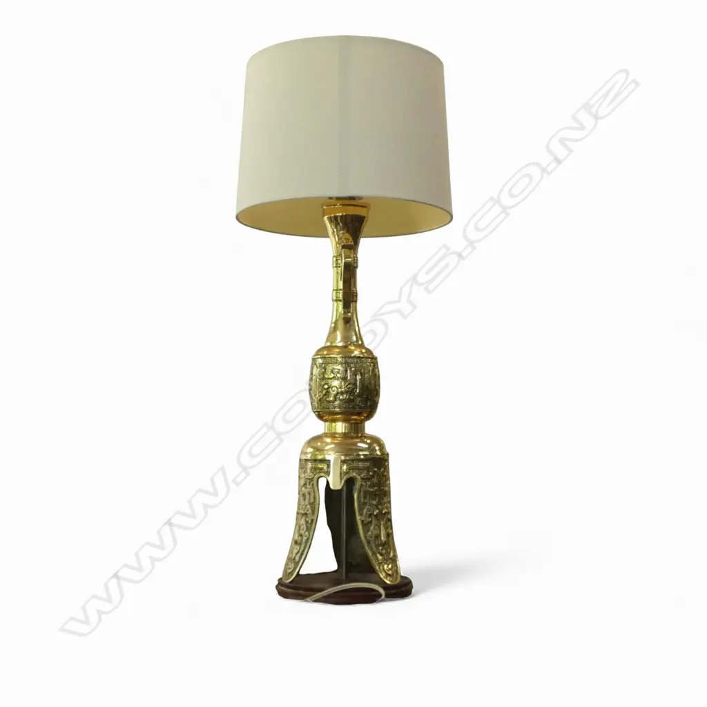 ORIENTAL BRASS LAMP H.870mm Image 1++