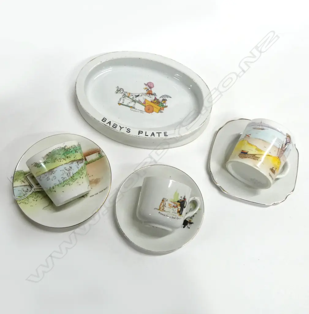 SHELLEY CHINA BABY PLATE CSP CS & BEAKER CHILDS PATS Image 1++