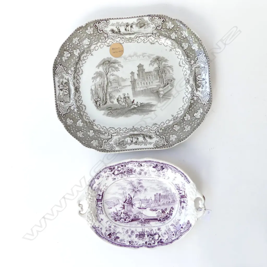 2 VICTORIAN ASHETS; BELL & Co ITALIAN LAKES &HENRY DREYDEL L.325mm Image 1++