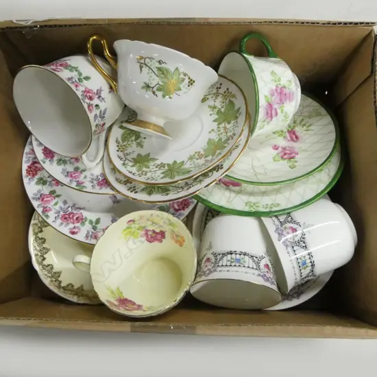 6 SHELLEY CHINA CSPS MIXED PATS