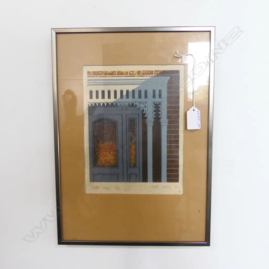 PETER SIDDELL, FRONT DOOR, SCREENPRINT 23/40, 180x150mm Image 1++