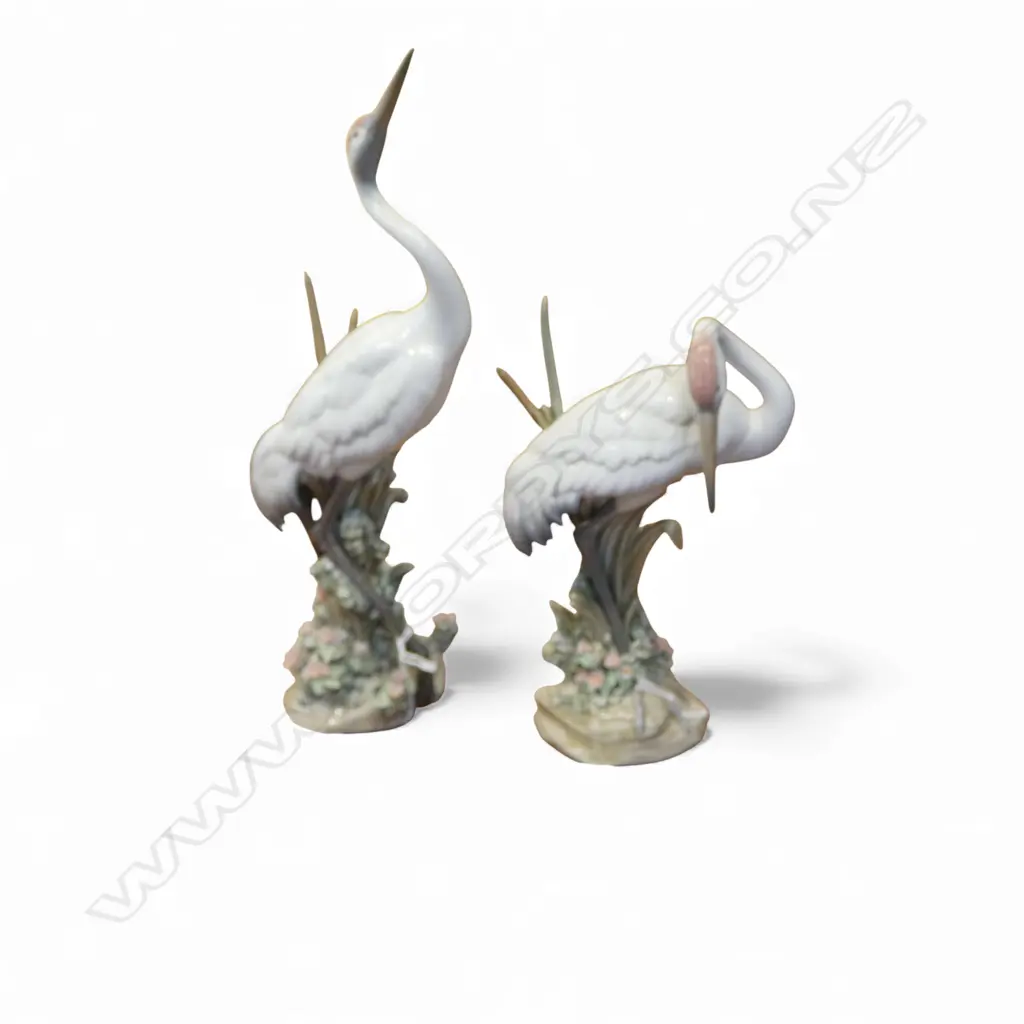 PR LLADRO HERONS, H.280 & 190mm Image 1++