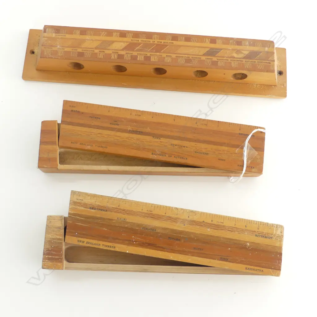 3 SOVEREIGN WARE PCES: 2 pencil boxes + pipe rack Image 1++