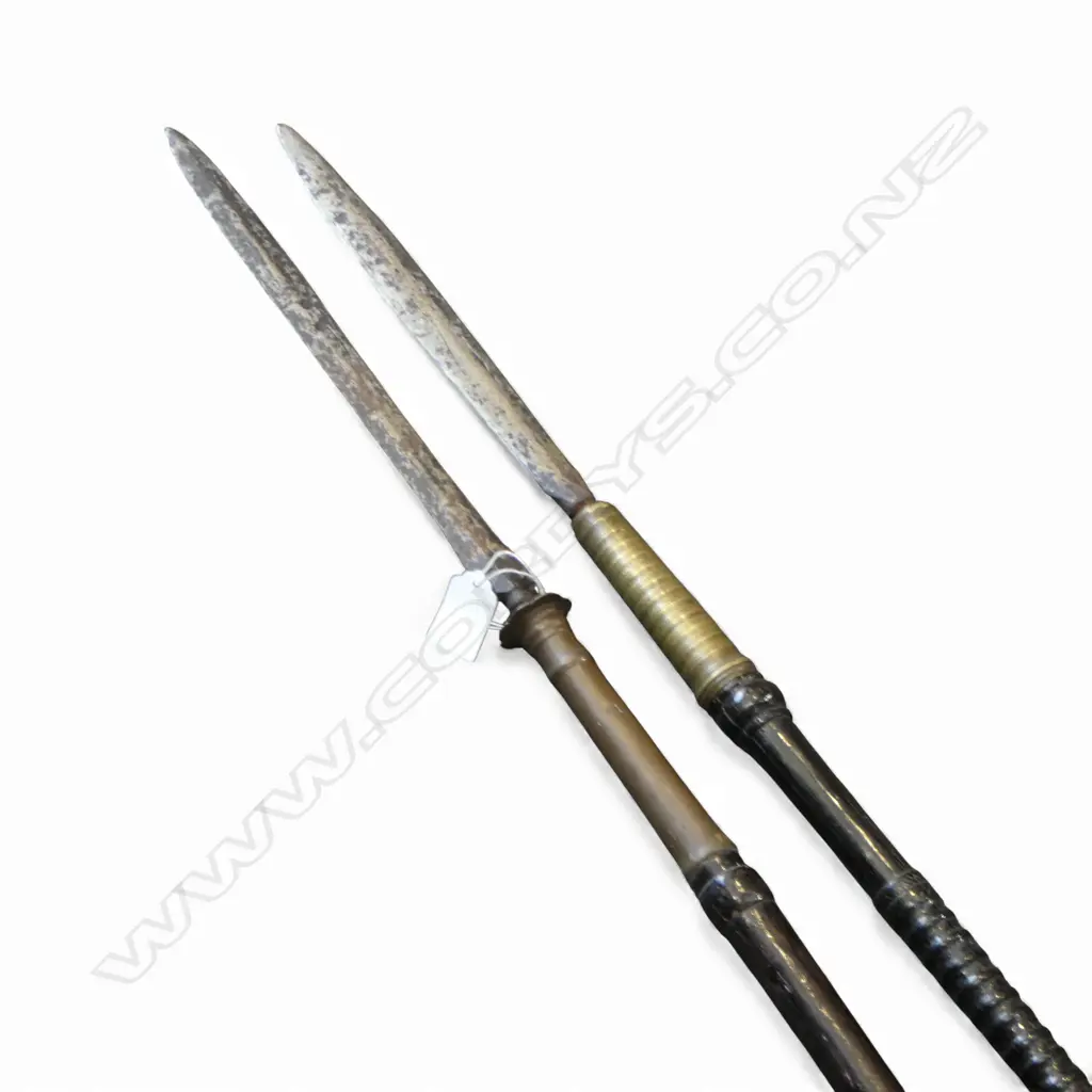 2 OLD SPEARS L.1415mm Image 1++