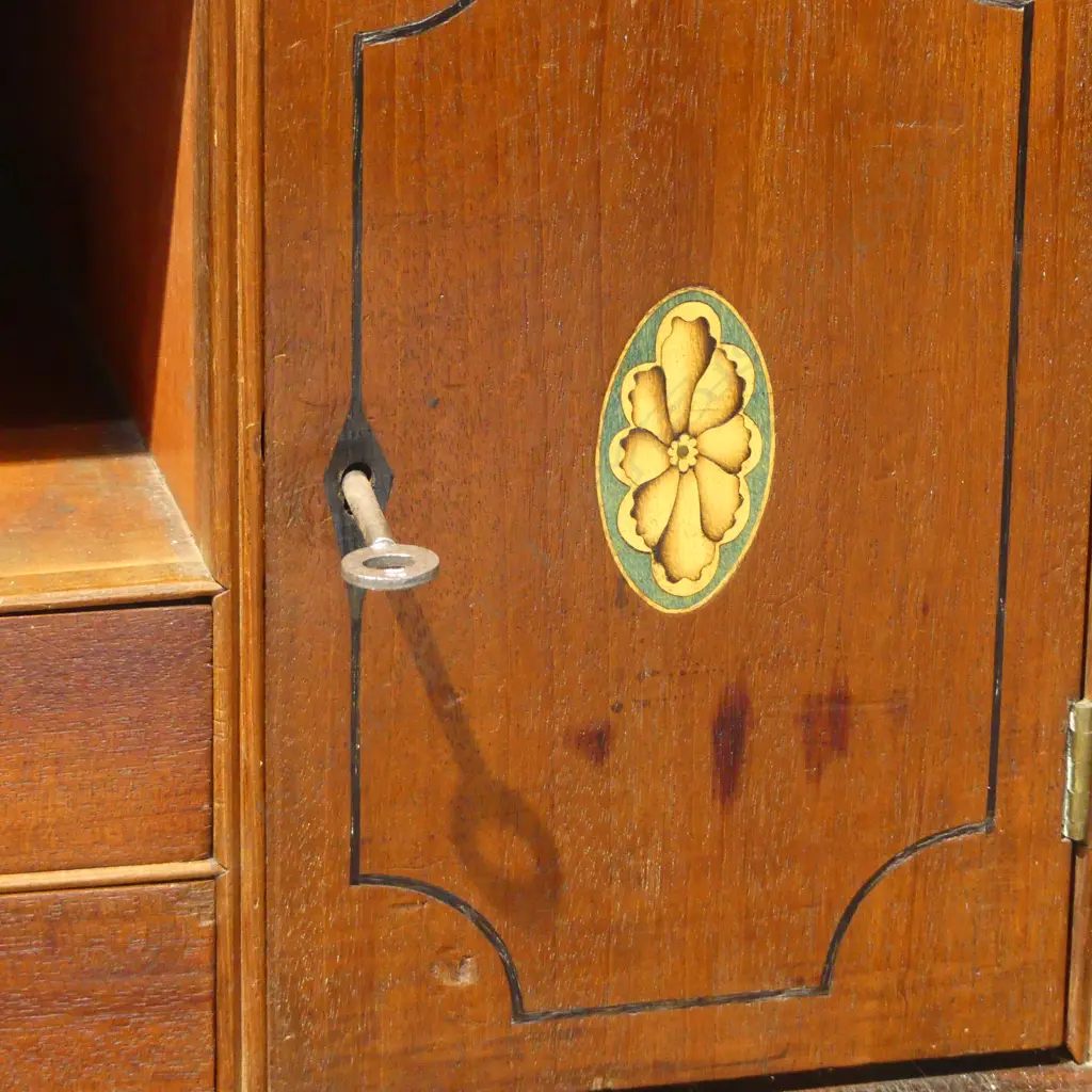 GEORGIAN MAHOGANY DROP FRIONT BUREAU H1070 L1070MM Image 1++