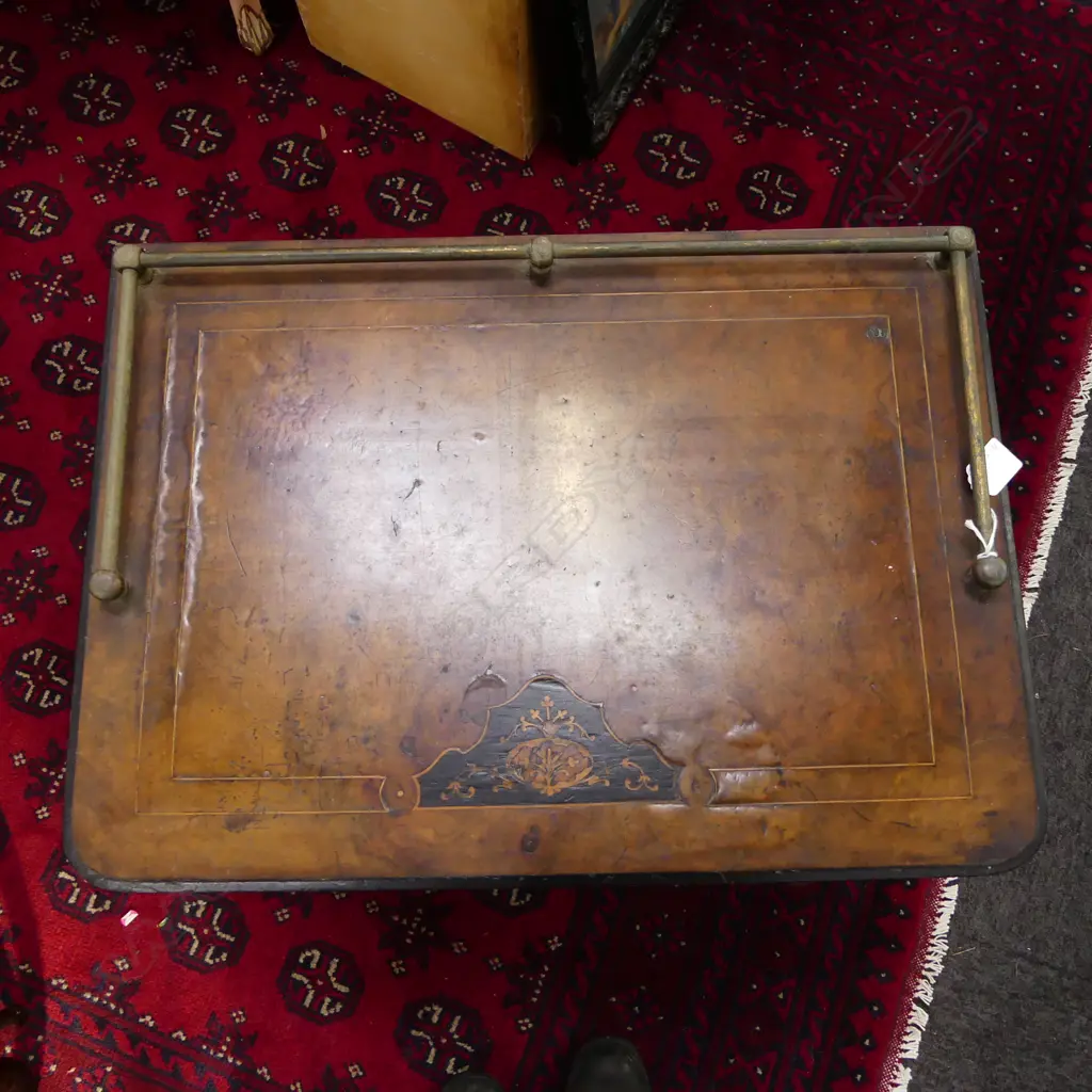 VICTORIAN MAHOGANY SIDE TABLE 570x400x680mm Image 1++