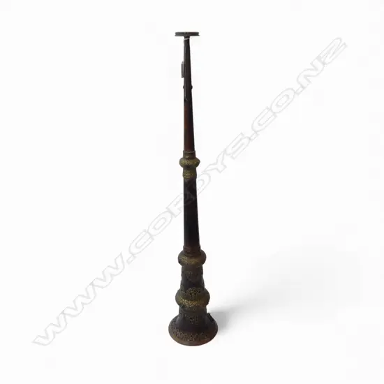 TIBETIAN 3 STAGE EXTENSION  COPPER TEMPLE TRUMPET L820MM
