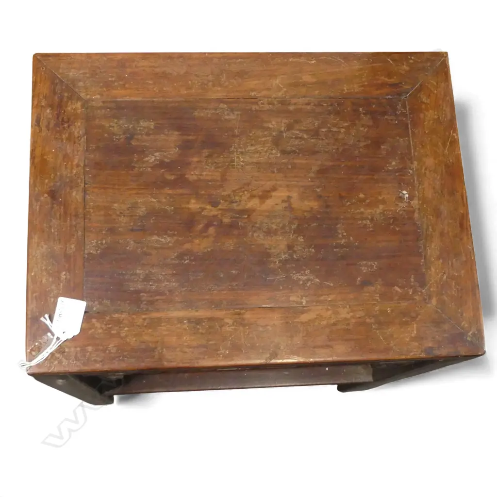 ORIENTAL WOODEN SIDE TABLE 410x305x510mm Image 1++
