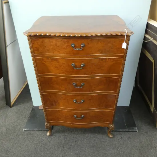 MODERN 5 DRAWER TALLBOY 