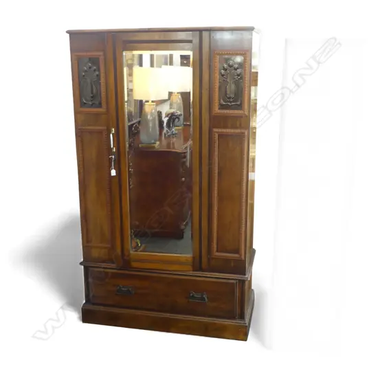 EARLY 20thC STYLE WARDROBE 1090x460x1870mm