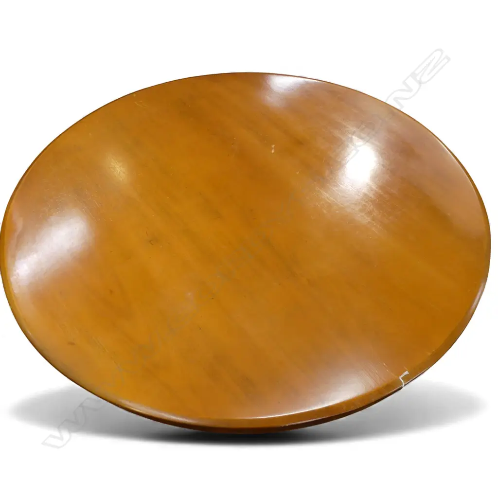 VICT KAURI PEDESTAL CIRCULAR DINNING TABLE H750 DIA1280MM Image 1++