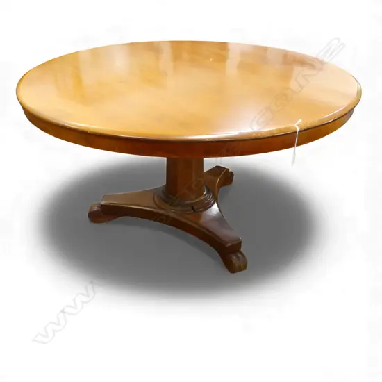 VICT KAURI PEDESTAL CIRCULAR DINNING TABLE H750 DIA1280MM