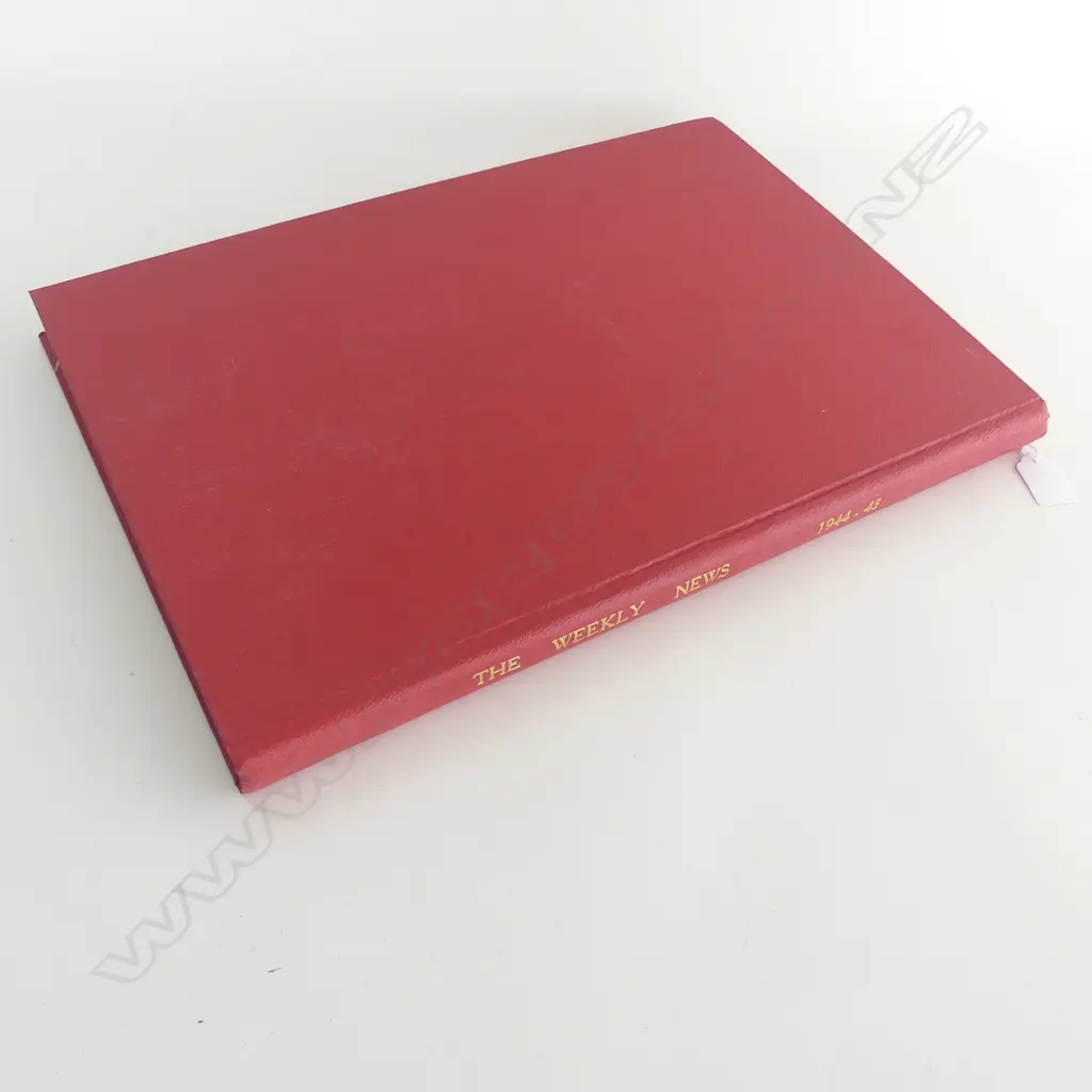 BOOK BOUND THE AUCKLAND WEEKLY NEWS WWII 1944-1945 Image 1++