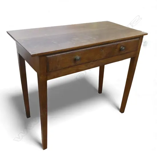 MAHOGANY HALL TABLE w. 1 DRAWER 915x465x760mm
