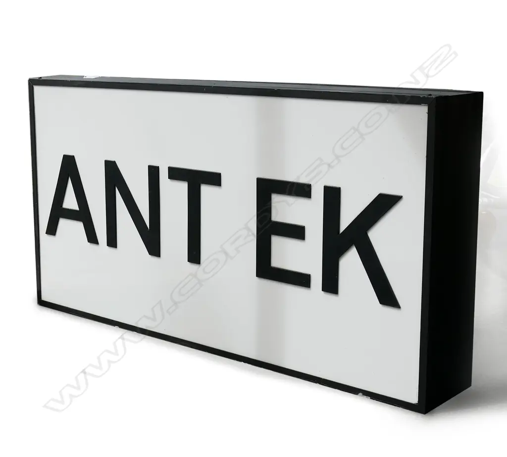 POLISH ANTIQUE LED SIGN 1075x175x555mm (letter 'I' missing to one side) Image 1++