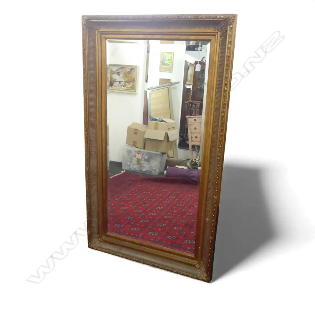 LARGE GILT FRAMED MIRROR  845 x 1450mm Image 1++