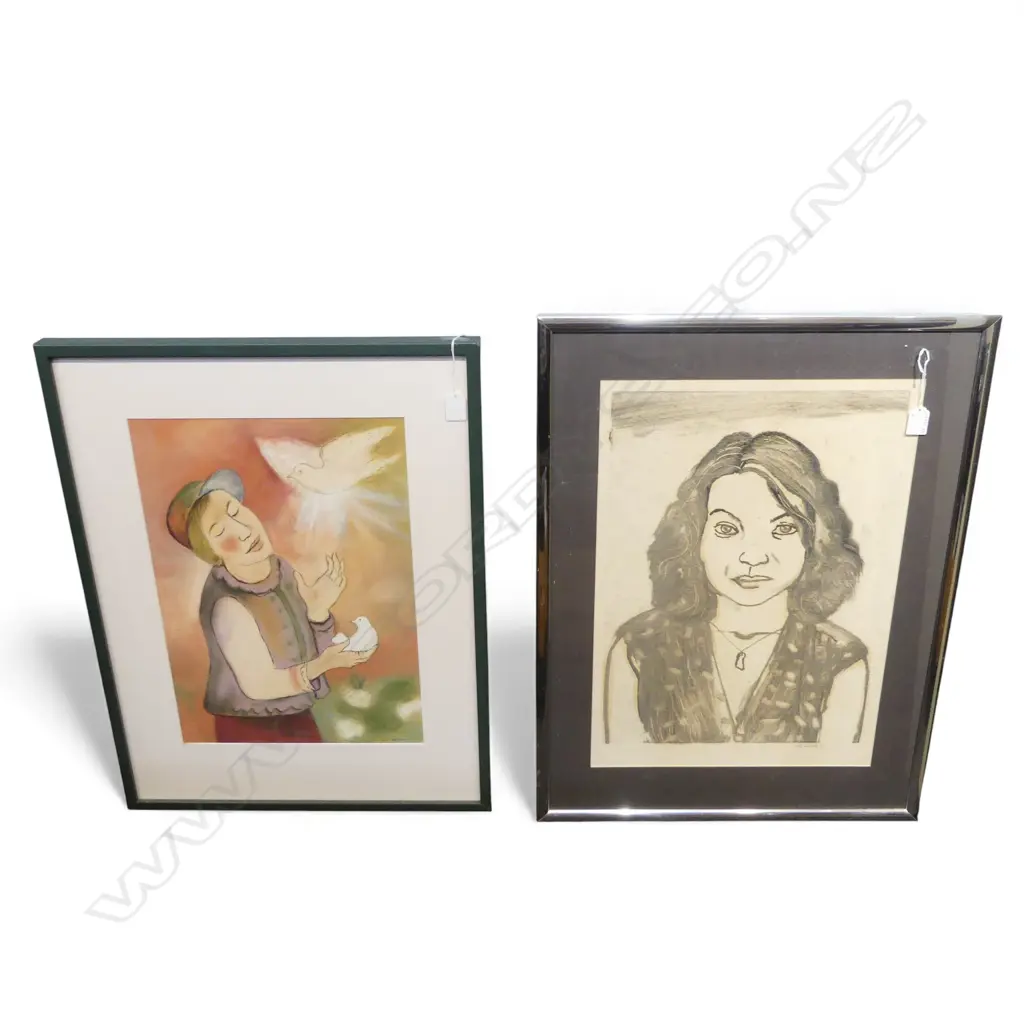 2 PASTEL WORKS BY JOHN ANTHONY 610x480mm Image 1++