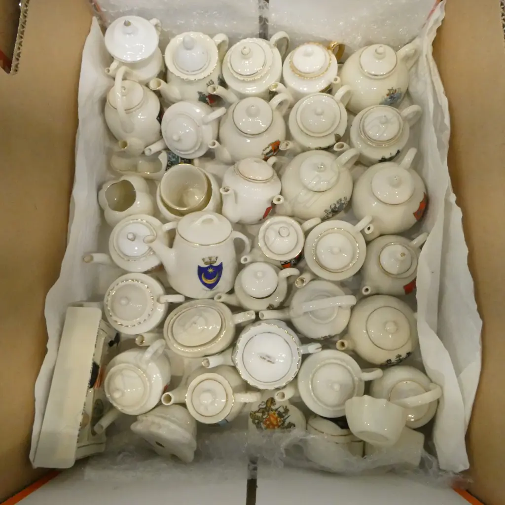 COLLECTION ASST. SOUVENIR TEAPOTS ETC Image 1++